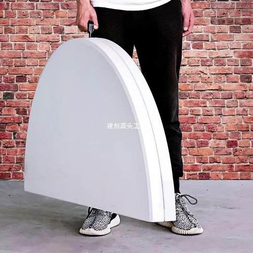 折叠圆桌家用简易大圆桌面可折叠餐桌子饭桌户外简约餐桌椅