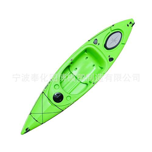 单人肥仔艇工厂直销硬艇塑料滚塑艇双人皮划艇