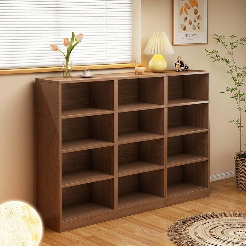 书柜置物柜子落地书架矮柜格子柜客厅自由组合靠墙学生收纳储物柜