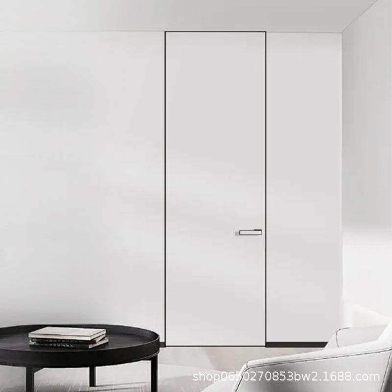 极简门铝木门隐框门室内门卧室门厨房门卫生间门铝框门隐形门