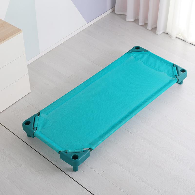 早教托管班幼儿园网布床儿童午休便携布床简约网面叠放午睡床
