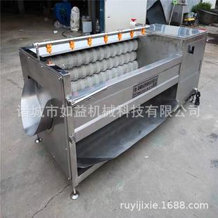 2020新款 莲藕去泥清洗机自动土豆去泥清洗机毛辊清洗设备直销