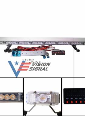 新款70LED爆闪灯长排警示灯车顶爆闪灯开道频闪灯12-24v清障车灯