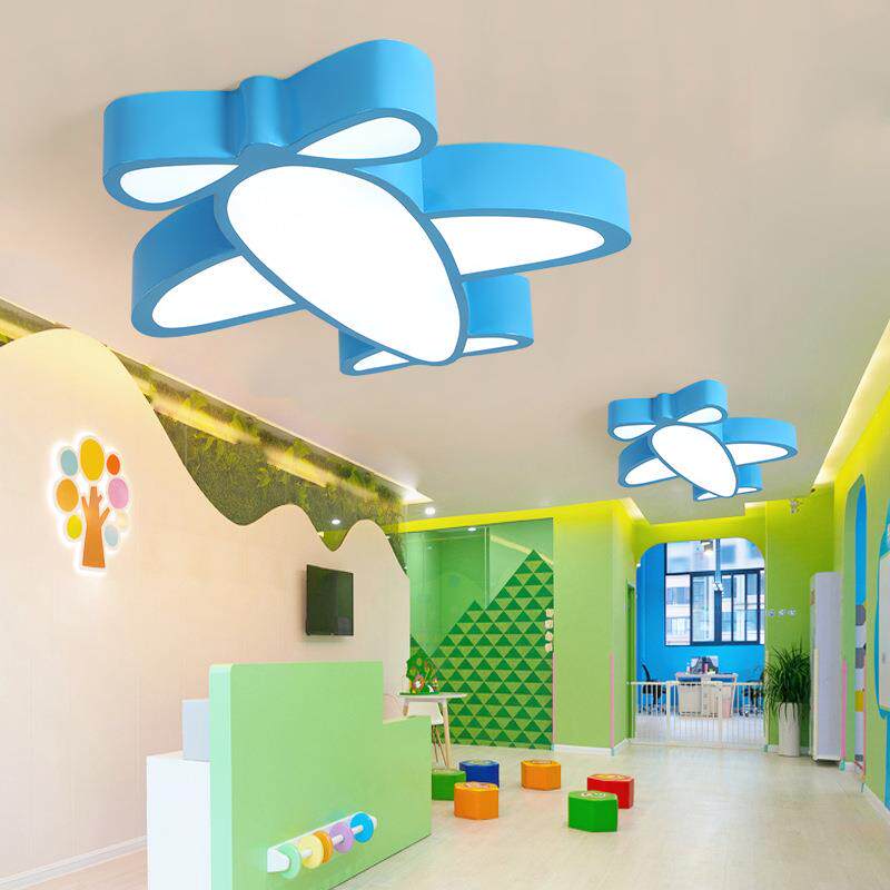 创意飞机造型吸顶灯幼儿园教室早教中心培训机构班儿童卡通吊顶灯