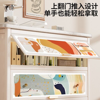 2025新款厨房置物架落地多层多功能靠墙橱柜子收纳柜家用储物柜子