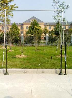 比赛训练单杠铸铁大底盘户外单双杠室外公园家用引体向上回环