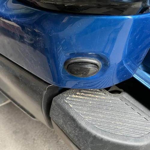 适用17-20年福特猛禽F150专用小黄灯前中网行车灯轮眉警示灯装饰