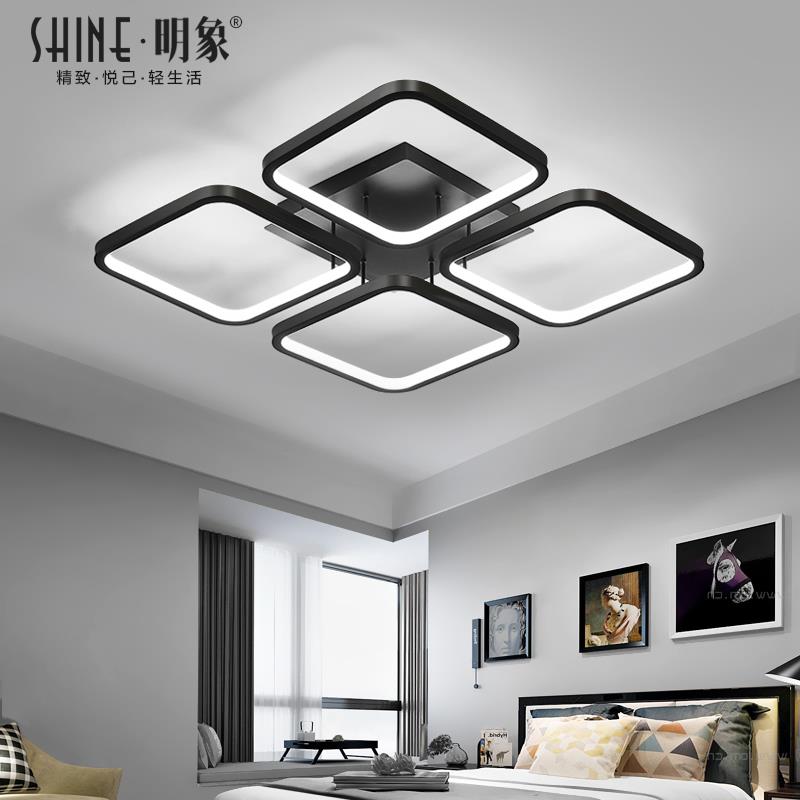 卧室灯简约现代吸顶灯大气家用客厅灯2023年新款灯具组合全屋套餐
