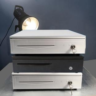 335超市收银台钱箱子收银盒子带锁收银机收钱箱抽屉式收款机大