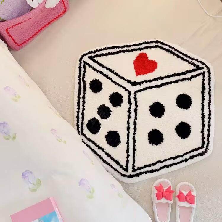 异形骰子镜前毯儿童房卧室地毯客厅撸猫感沙发床边可爱小地垫,金属材料及制品,金属加工件/五金加工件,淘宝优惠券,粉丝福利购,淘宝优惠卷