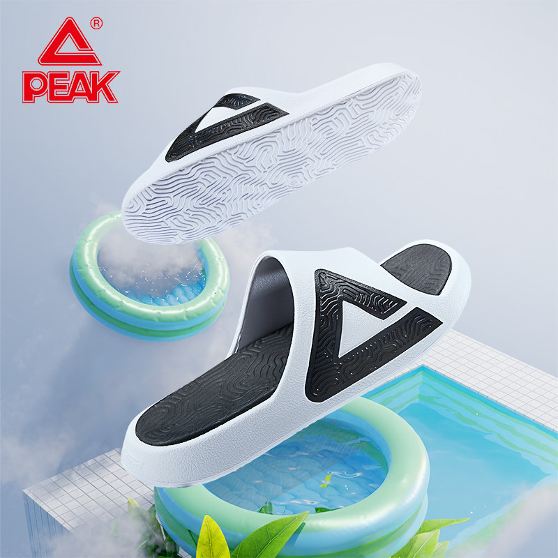 匹克态极拖鞋男士一字拖沙滩鞋