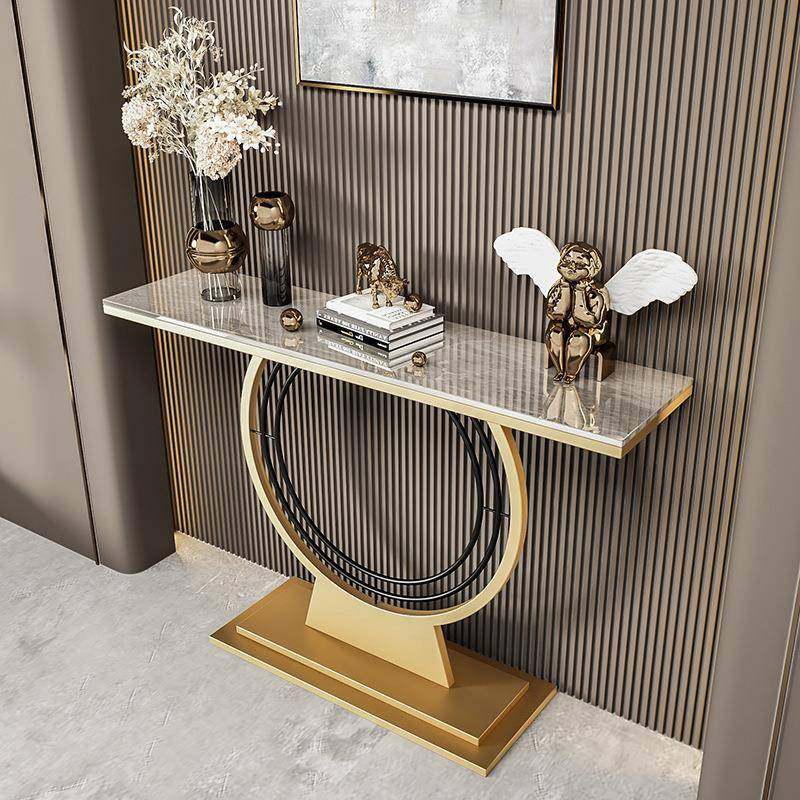 现代新中式玄关桌轻奢岩板超窄桌大理石靠墙条案进门口入户端景台,3C数码配件,USB灯,淘宝优惠券,粉丝福利购,淘宝优惠卷