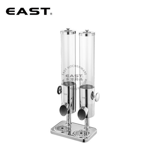 不锈钢PC透明双头麦片机【EAST东方厨具】酒店设备