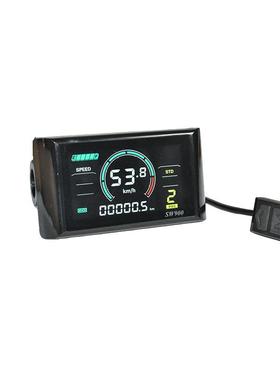 24V36V48V60V72VSW900彩屏电动自行车滑板车锂电USB液晶仪表