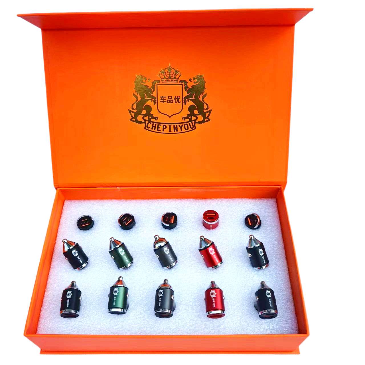 车载充电器超级快充120W迷你PD快充隐形车充点烟器隐身充电转换头