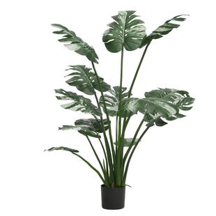 仿真植物白龟背竹绿植假树装饰大型盆栽室内客厅落地景观造景摆件