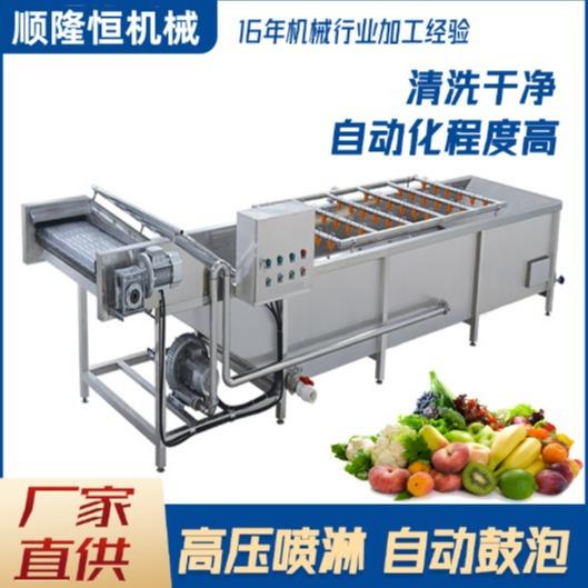全自动蔬菜清洗机菠菜荠菜净菜加工清洗线预制菜清洗设备洗菜机