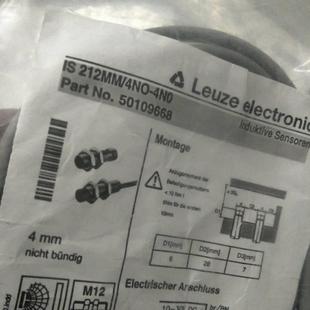 4NO 8N0 4E0 2NC M12 ISS212MM Leuze劳易测接近开关IS112MM