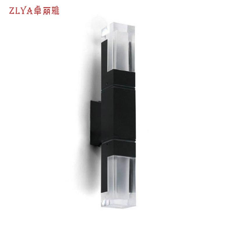 供应欧式户外防水壁灯LED高亮壁灯压铸铝外壳亚力克罩子壁灯