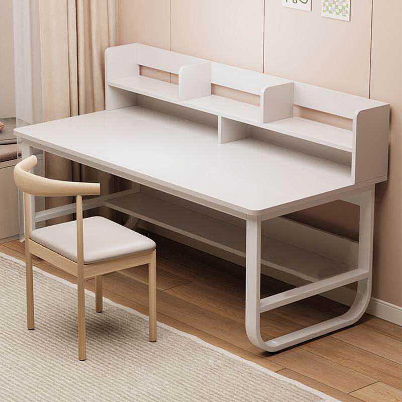 电脑桌书桌书架一体桌卧室家用写字桌简易学生学习桌简约办公桌子