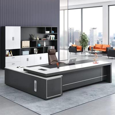 老板办公桌简约现代老板桌主管单人大班台经理桌办公室文件柜家具