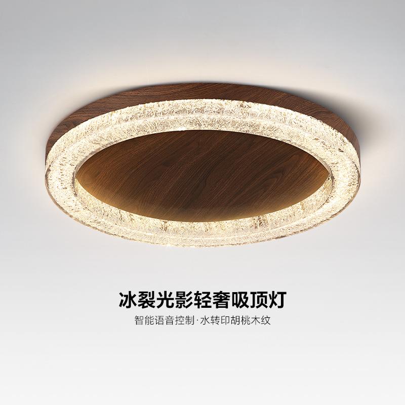 意式极简客厅树脂吸顶灯现代简约高端设计师中古风主卧房间灯