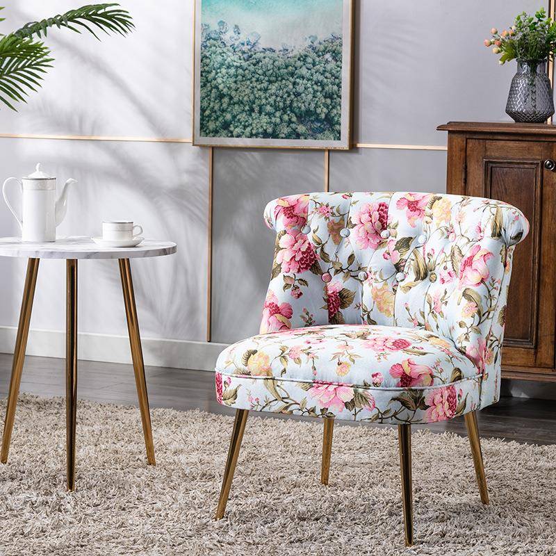 单人沙发椅美式复古卧室老虎椅小户型休闲椅阳台懒人客厅欧式新品