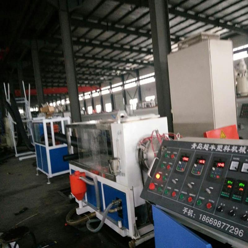 塑料螺旋管机械设备 螺旋增强管材机器 PE加筋管挤出生产线