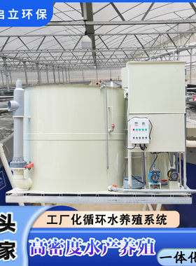 工厂化循环水养殖鱼系统技术养鱼虾室内ras高密度水产养殖设备