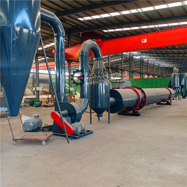 滚筒气流烘干机 红薯粉干燥设备 玉米淀粉烘干机 单筒颗粒烘干机