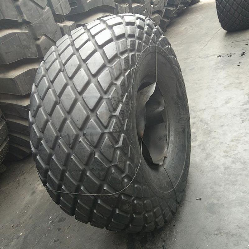 24-21压路机轮胎菱形花纹尼龙成套 工程机械耐磨轮胎