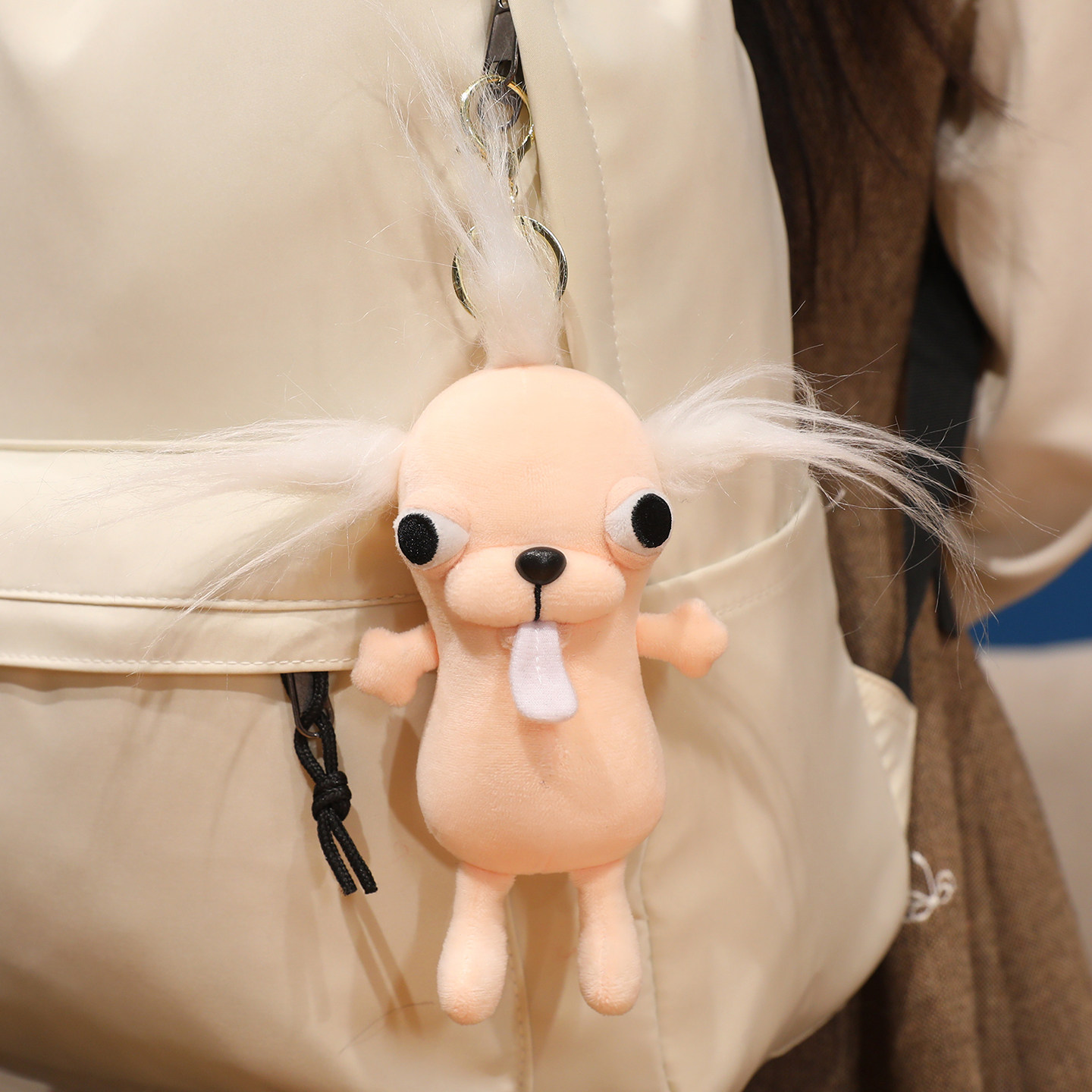 Chihuahua吉娃娃玩偶包挂件小狗公仔钥匙扣毛绒玩具生日搞怪礼物