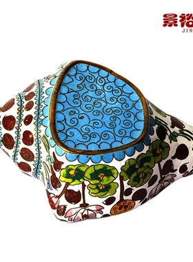 景泰蓝海螺烟灰缸办公室摆件外事商务礼品特色掐丝珐琅工艺品摆件