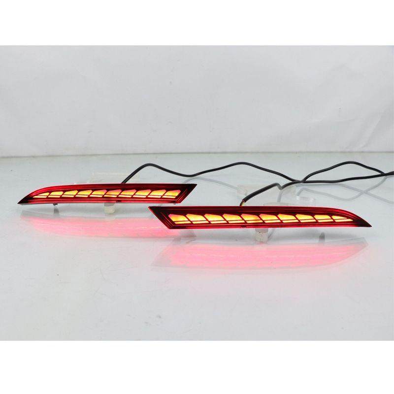 适用于红旗19-22款HS5后杠灯新hs5流光贯穿灯改装LED流水灯后雾灯