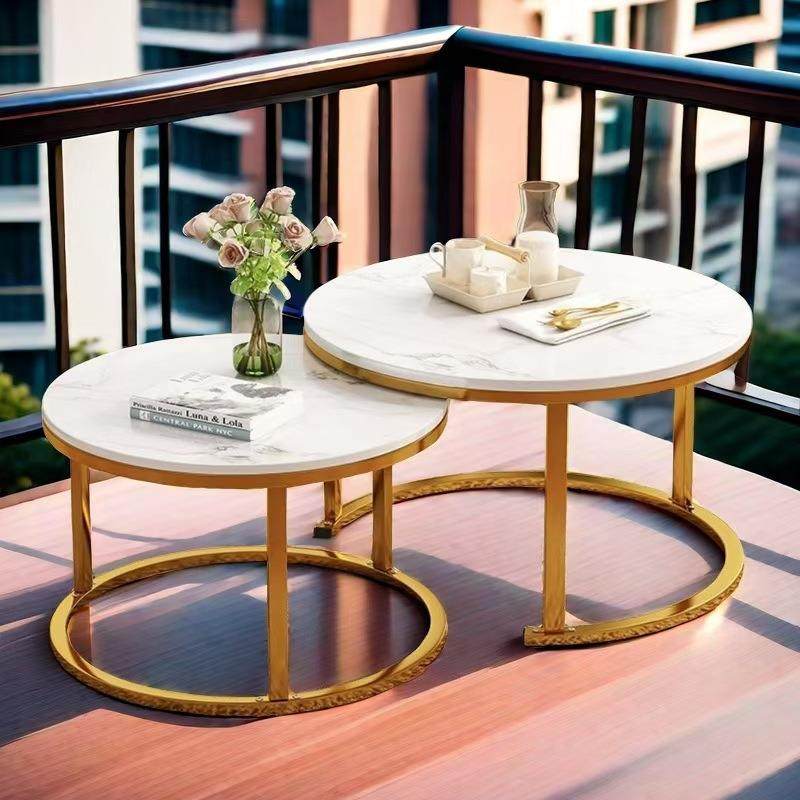 圆茶几阳台简约轻奢高级感边几客厅家用极简铁艺组合茶几,家装灯饰光源,其它灯具灯饰,淘宝优惠券,粉丝福利购,淘宝优惠卷