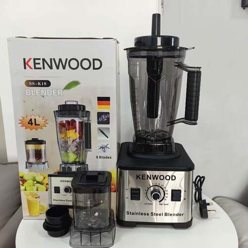 9000Ｗ大功率4L不锈钢多功能破壁机KEＮＷＯＯＤ双杯破壁机出口