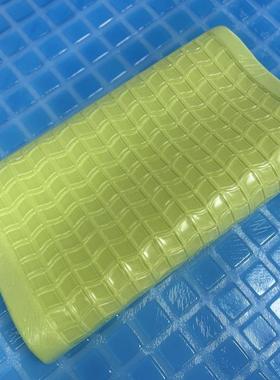 绿色柔软婴儿儿童凝胶记忆枕凝胶枕慢回弹枕凝胶片枕头