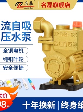 名磊直流抽水机家用vvvv7v抽水泵水井式小型自吸泵
