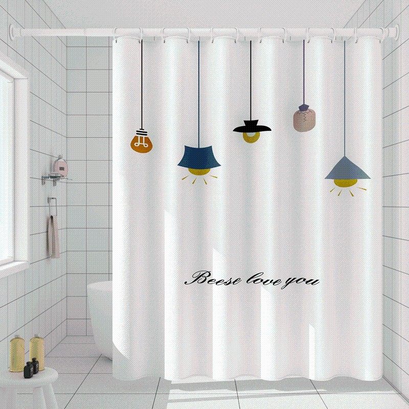 浴帘套装卫生间隔断帘防水防霉浴帘布浴室防水帘门帘窗帘子,家庭/个人清洁工具,浴帘,淘宝优惠券,粉丝福利购,淘宝优惠卷
