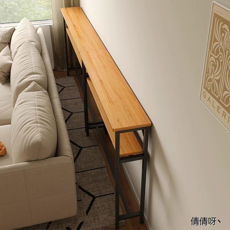 沙发边桌小边几边柜夹缝柜客厅床边床头填缝角几长窄条桌子