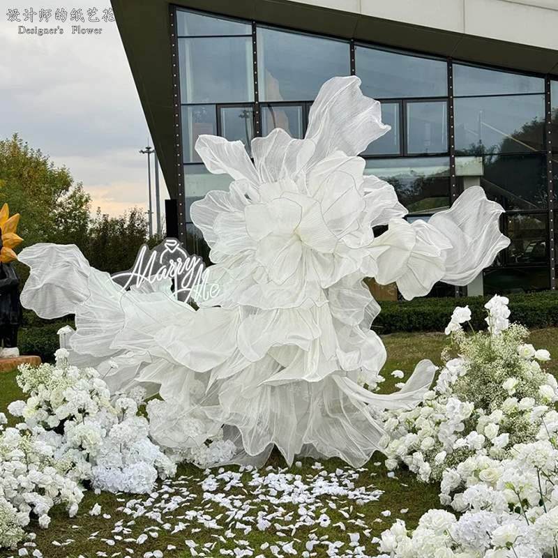 大型婚礼纸艺手工大台场景布置背景氛围装饰道具路引美陈,鲜花速递/花卉仿真/绿植园艺,仿真花,淘宝优惠券,粉丝福利购,淘宝优惠卷