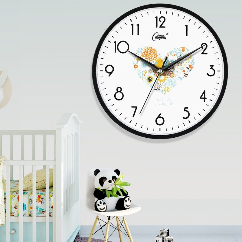 丝钟表创意家用挂钟客厅卧室静音石英钟时尚时钟简约挂表