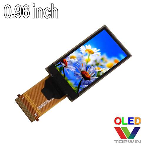 小尺寸0.96英寸彩色oled液晶屏QG-6428HDDAG01拓微0.96英寸1英寸
