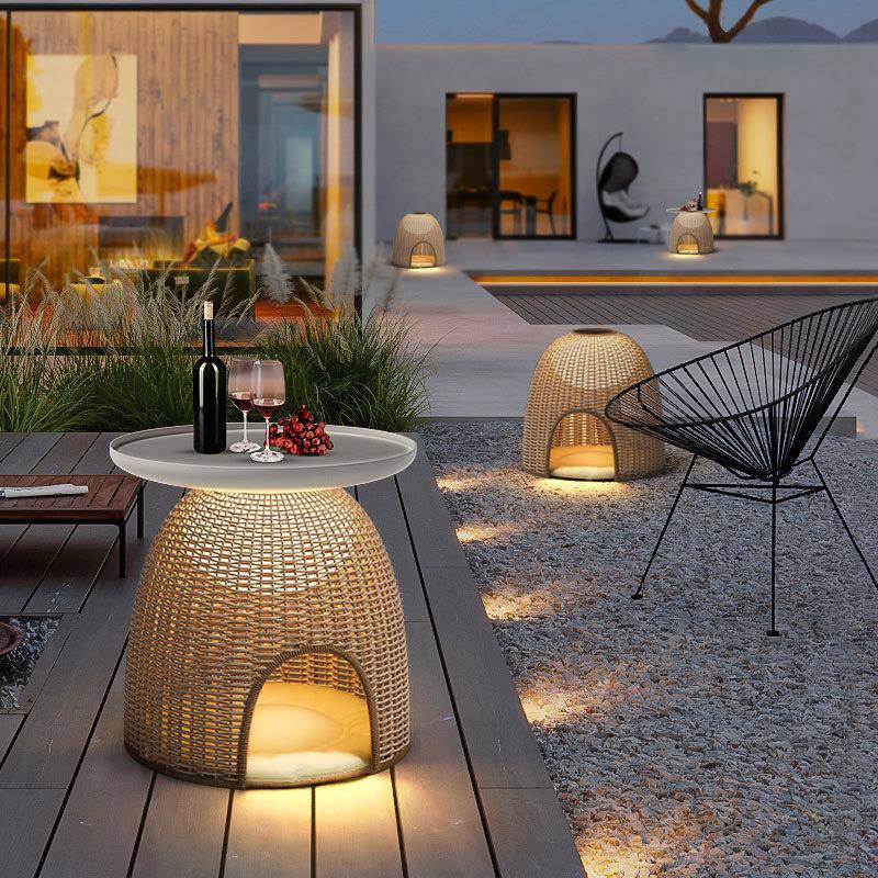 太阳能灯户外灯庭院灯防水猫窝灯别墅落地灯家用桌子灯花园露台灯