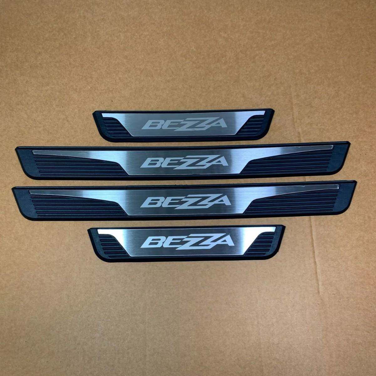 适用北鹿大BEZZA外置门槛条*4迎宾踏板（塑料D款亮黑拉丝）