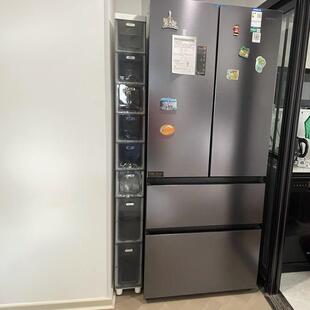 批14CM厨房冰箱夹缝抽屉式收纳柜18宽超窄柜空间利用缝隙柜置物架