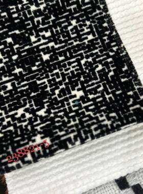 门幅145CM割绒面料黑色割绒几何图案面料橘色割绒抱枕布灰色绒布