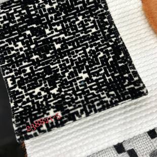 门幅145CM割绒面料黑色割绒几何图案面料橘色割绒抱枕布灰色绒布