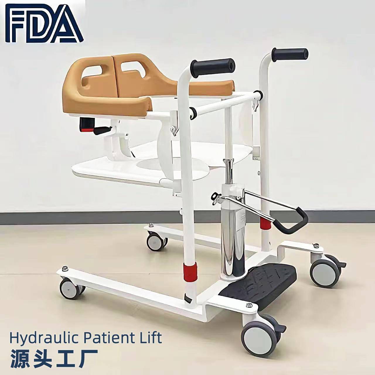 佰好惠残疾病人移位机手摇移位车老人洗澡坐便多功能升降护理神器