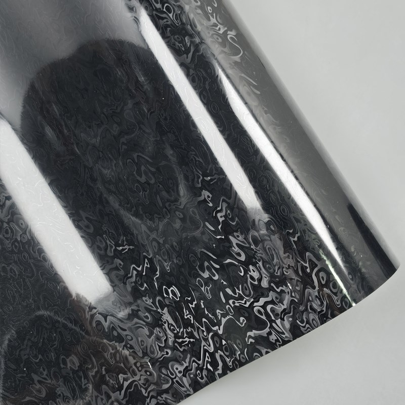 汽车内饰贴膜改色高亮锻造元宇宙碳纤维贴纸摩托车改色膜